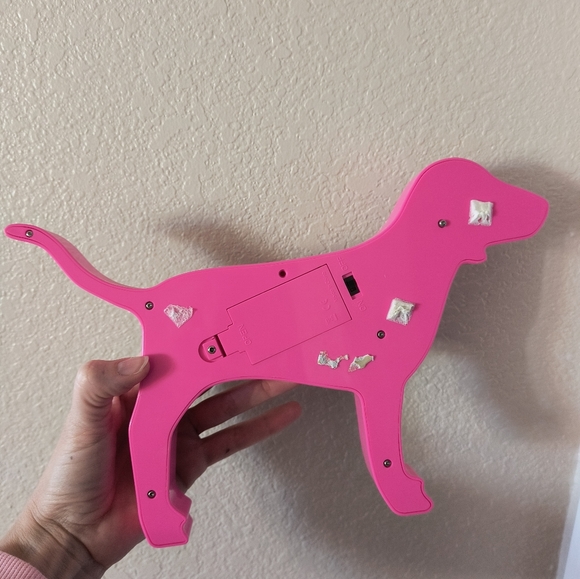 Victoria Secret Pink Pink LED Dog-Shaped Wall Light - Picture 2 of 3